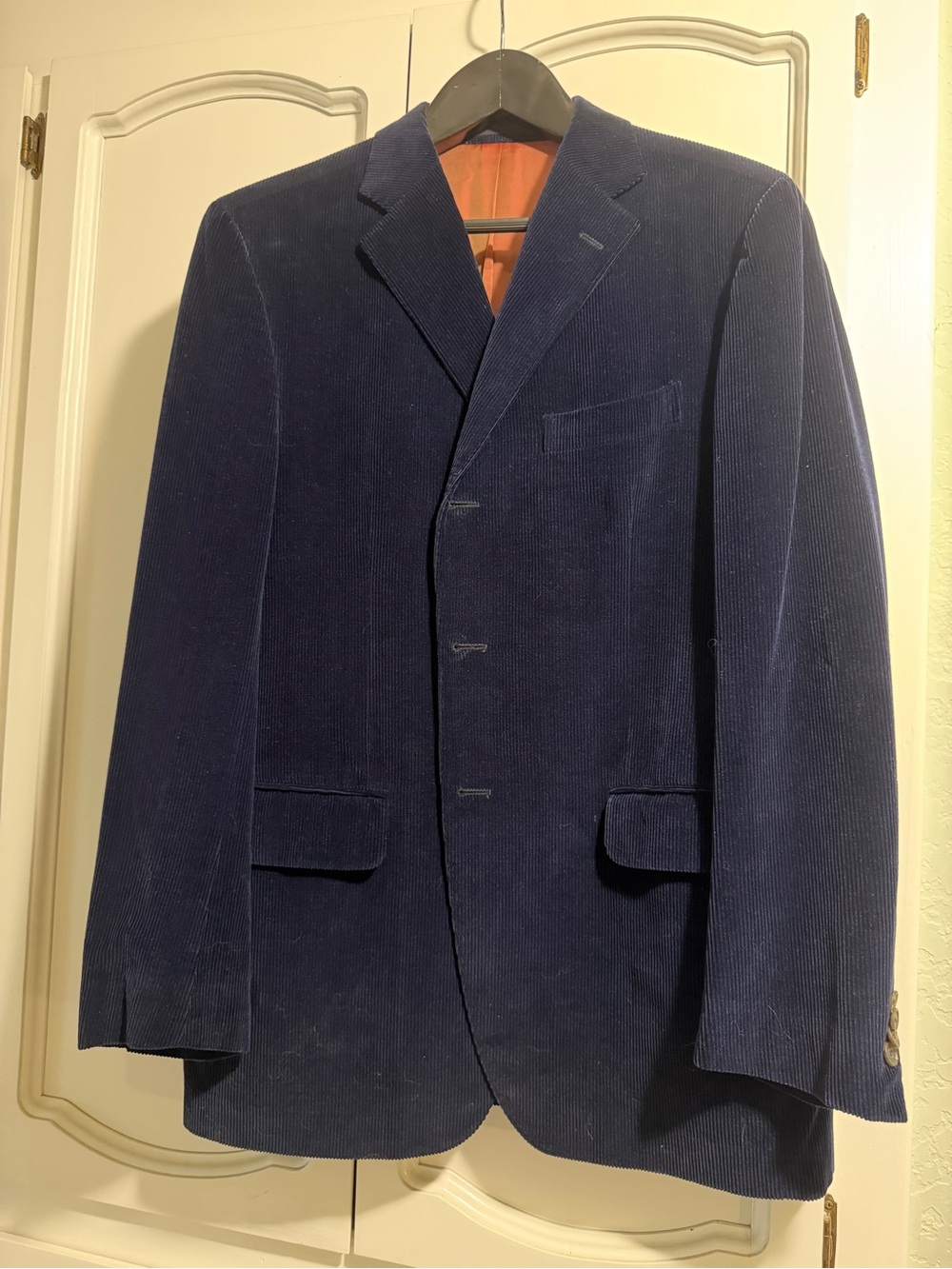 Ermenegildo Zegna Dark Navy Corduroy Blazer